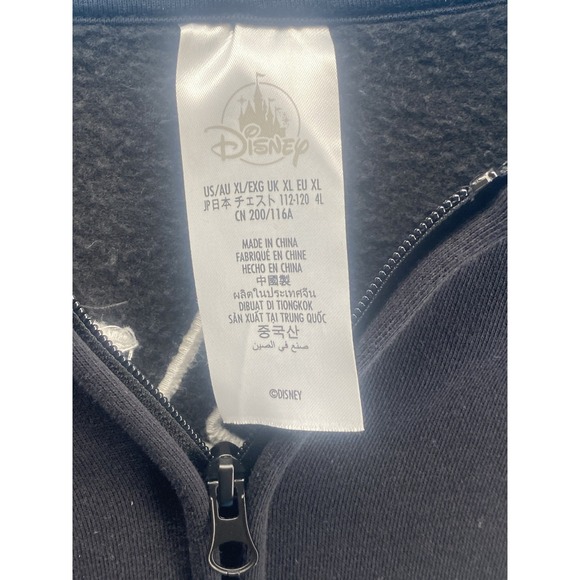 Disneyland Black‎ KL Authentic Zip Up Sweatshirt Hoodie - Picture 3 of 4
